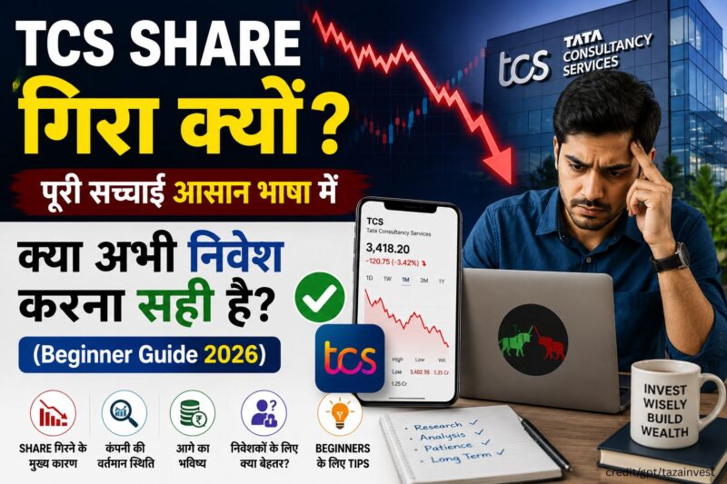 TCS share Downfall Information